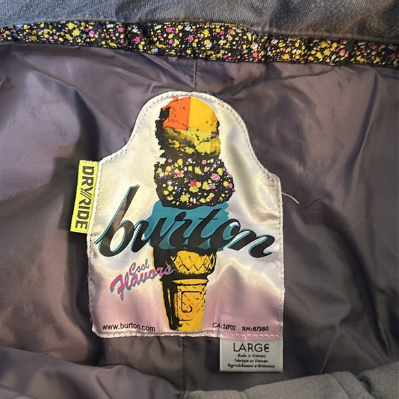 Burton dry ride ski/snow pants W sz L black - Picture 8 of 16